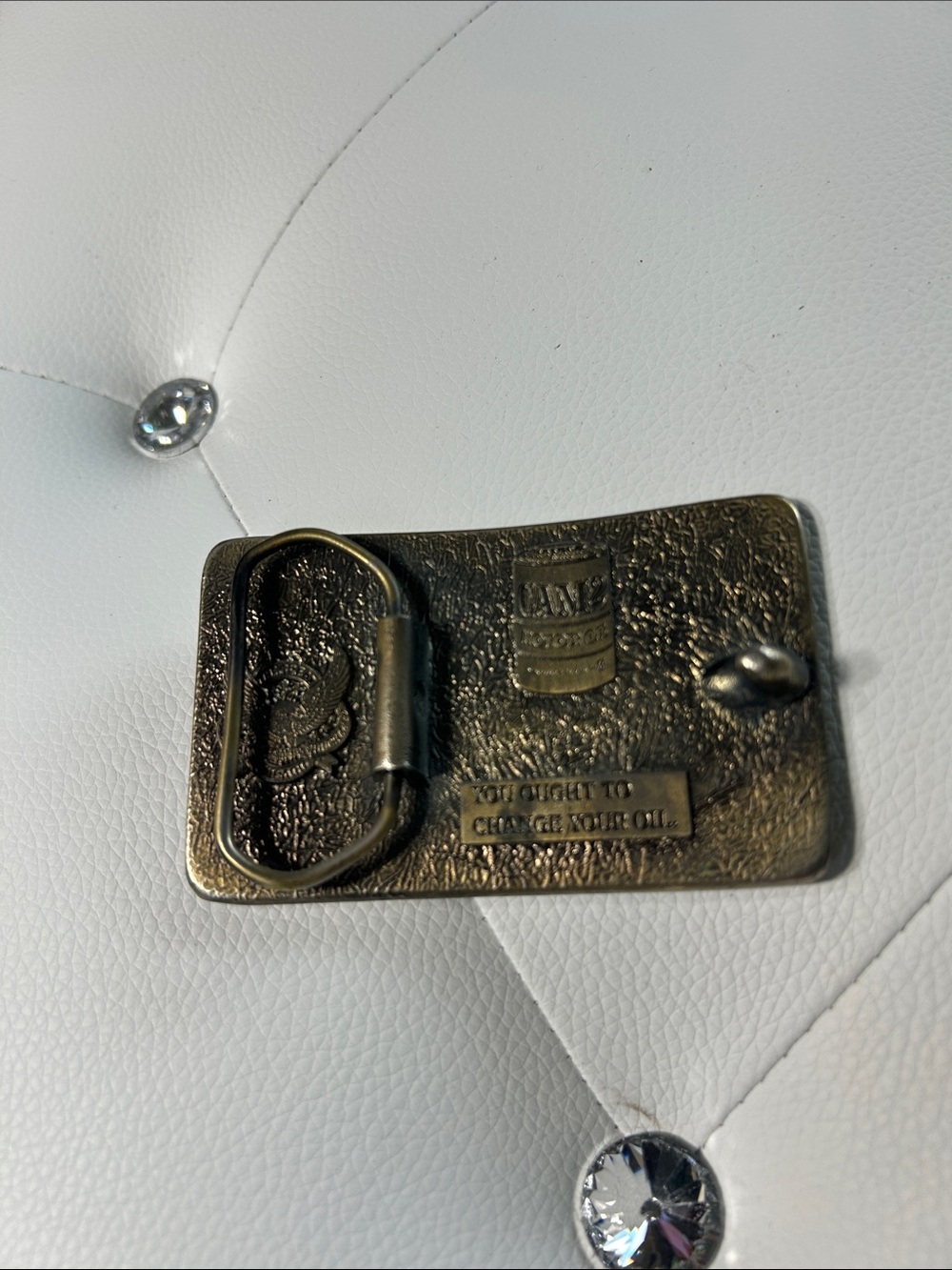 Vintage CAM2 Motor Oil / Penske Racing belt buckle - Picture 4 of 14